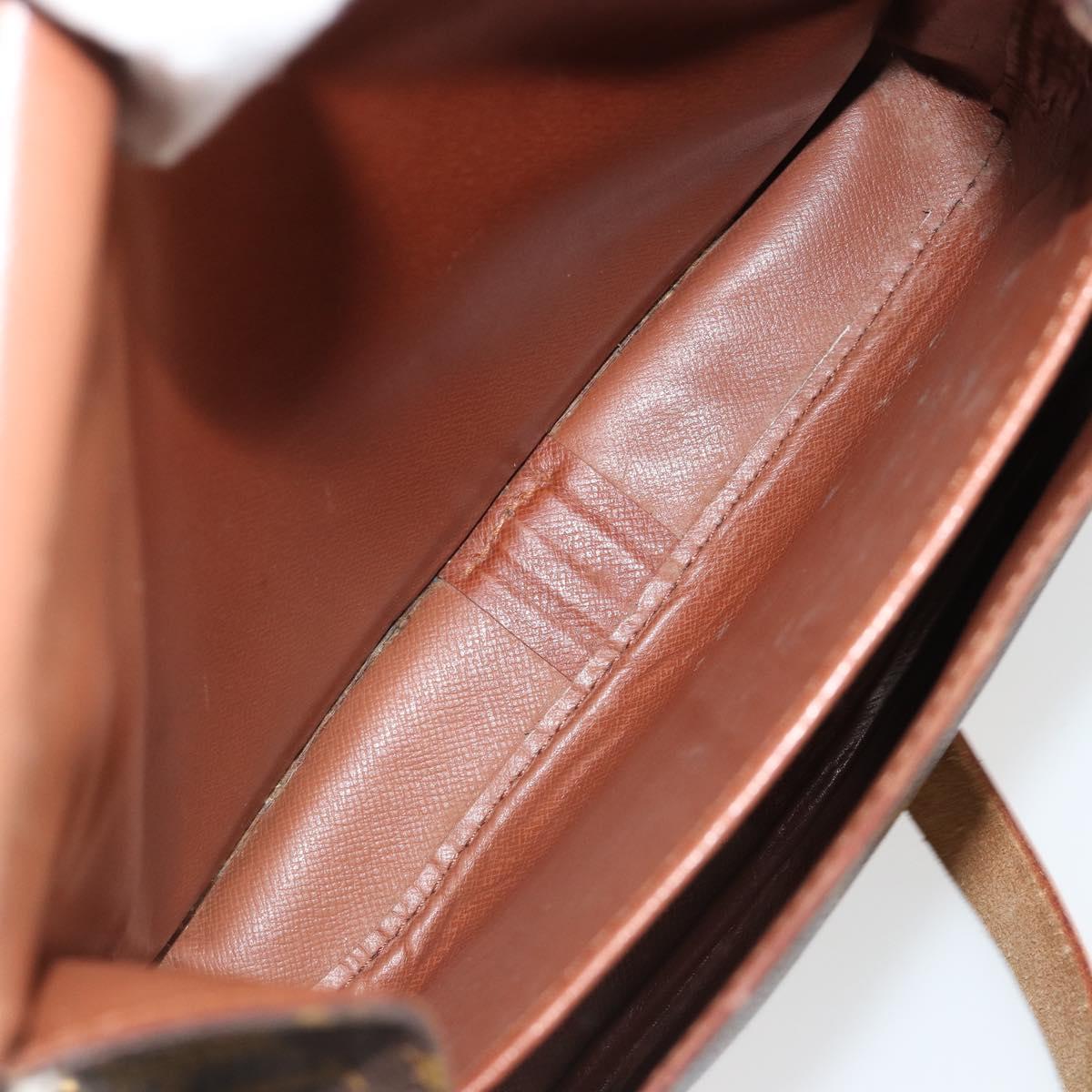 LOUIS VUITTON Monogram Cartouchiere MM Shoulder Bag M51253 LV Auth 187070A