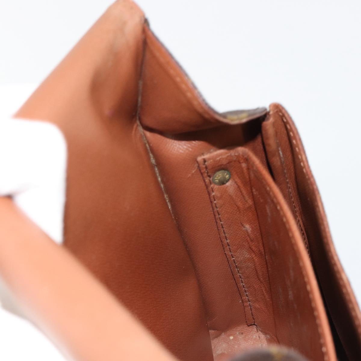 LOUIS VUITTON Monogram Cartouchiere MM Shoulder Bag M51253 LV Auth 187070A
