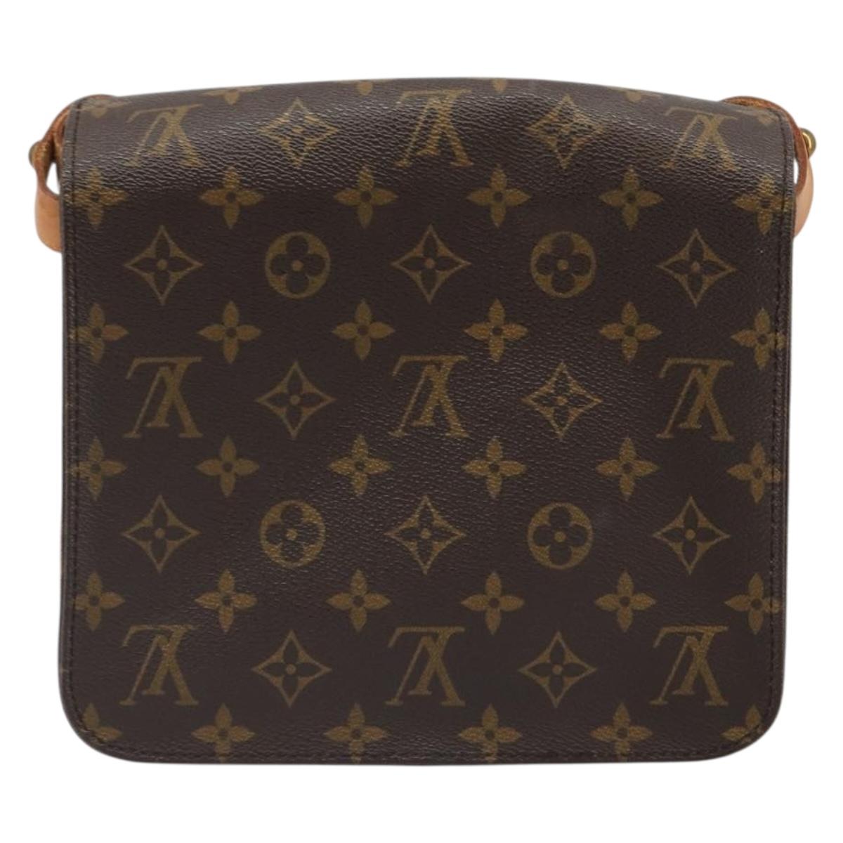 LOUIS VUITTON Monogram Cartouchiere MM Shoulder Bag M51253 LV Auth 187070A