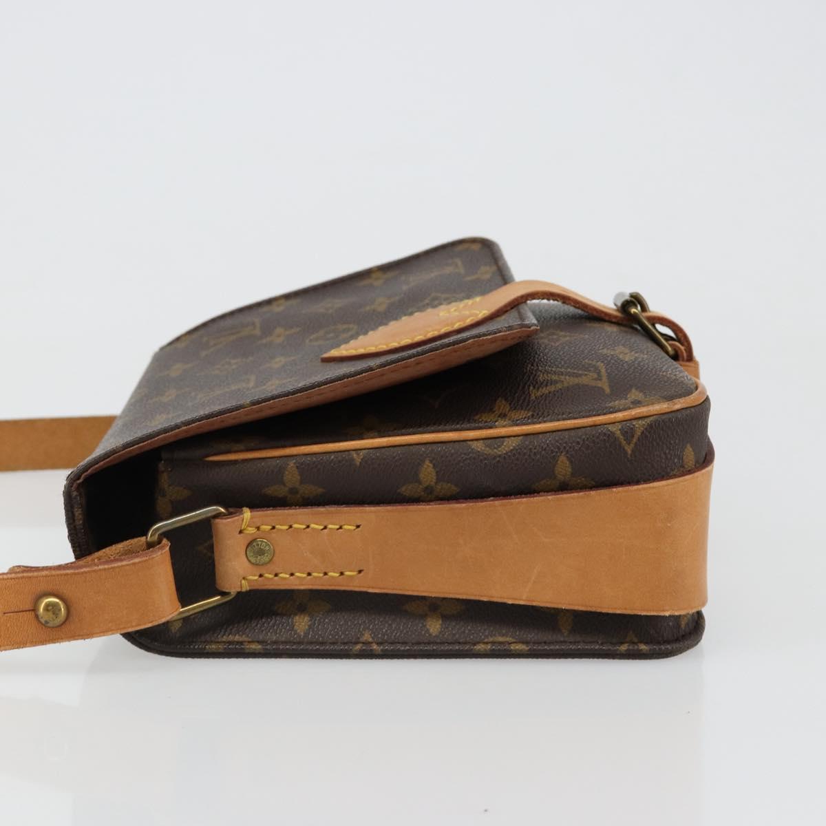 LOUIS VUITTON Monogram Cartouchiere MM Shoulder Bag M51253 LV Auth 187070A