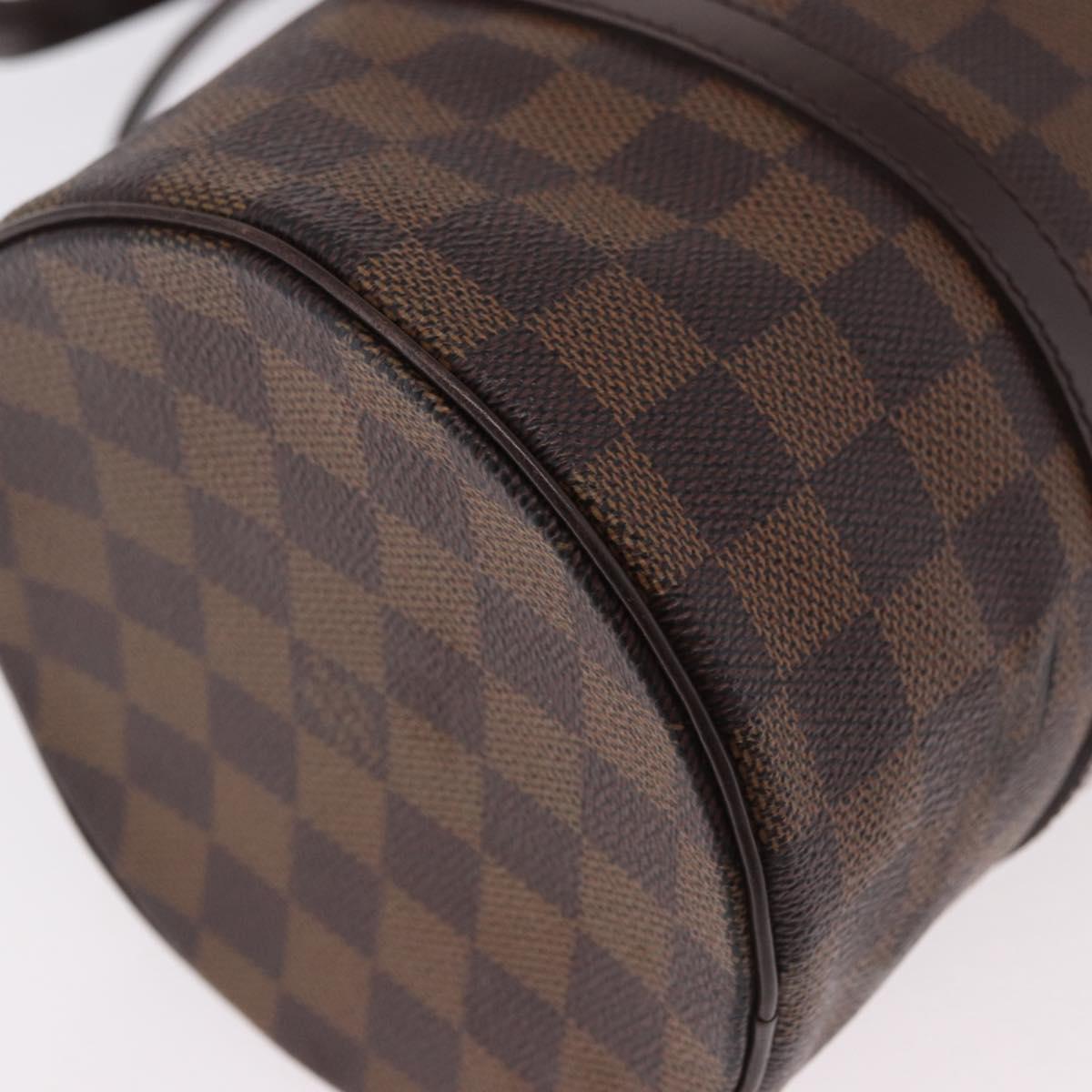 LOUIS VUITTON Damier Ebene Papillon 30 Hand Bag N51303 LV Auth 187072A