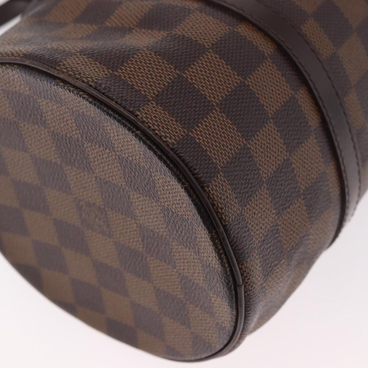 LOUIS VUITTON Damier Ebene Papillon 30 Hand Bag N51303 LV Auth 187072A