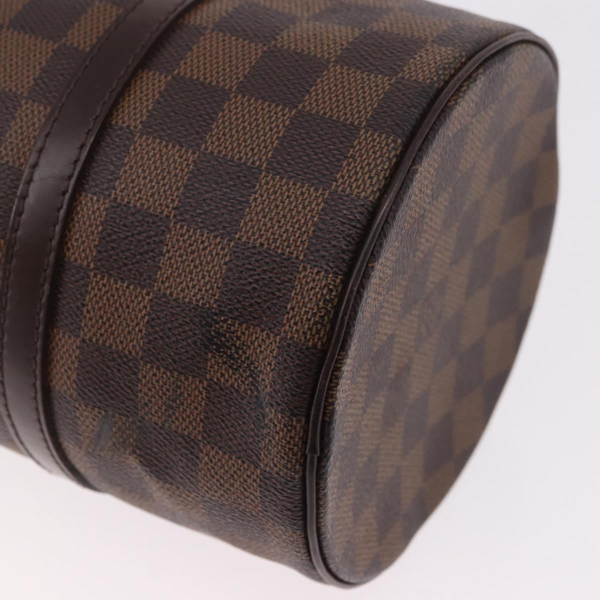 LOUIS VUITTON Damier Ebene Papillon 30 Hand Bag N51303 LV Auth 187072A