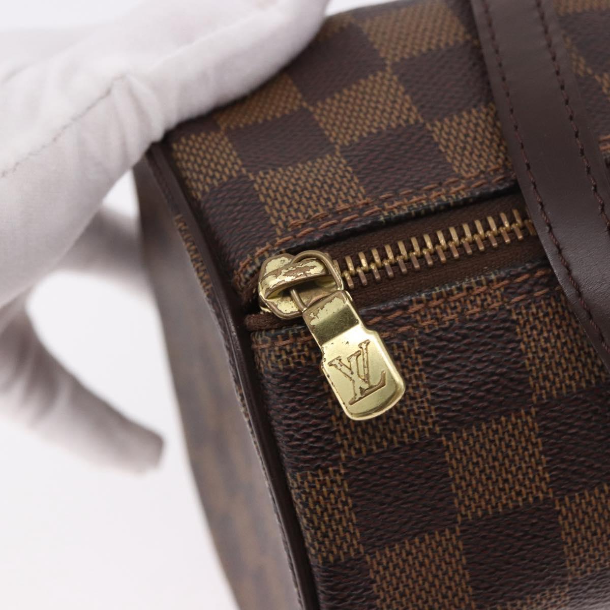 LOUIS VUITTON Damier Ebene Papillon 30 Hand Bag N51303 LV Auth 187072A