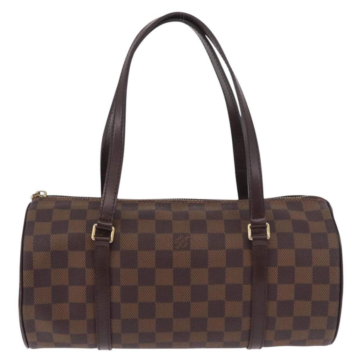 LOUIS VUITTON Damier Ebene Papillon 30 Hand Bag N51303 LV Auth 187072A