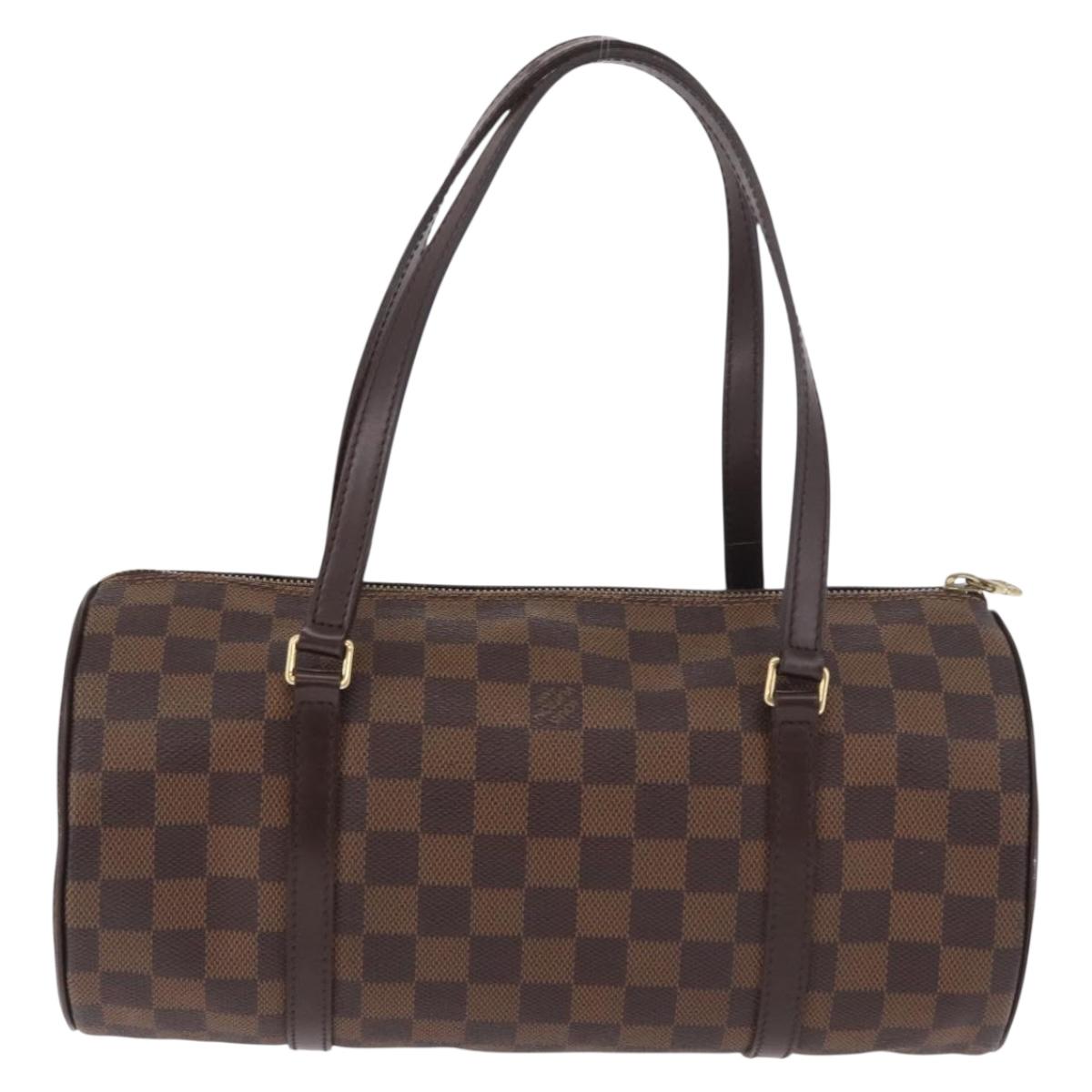 LOUIS VUITTON Damier Ebene Papillon 30 Hand Bag N51303 LV Auth 187072A