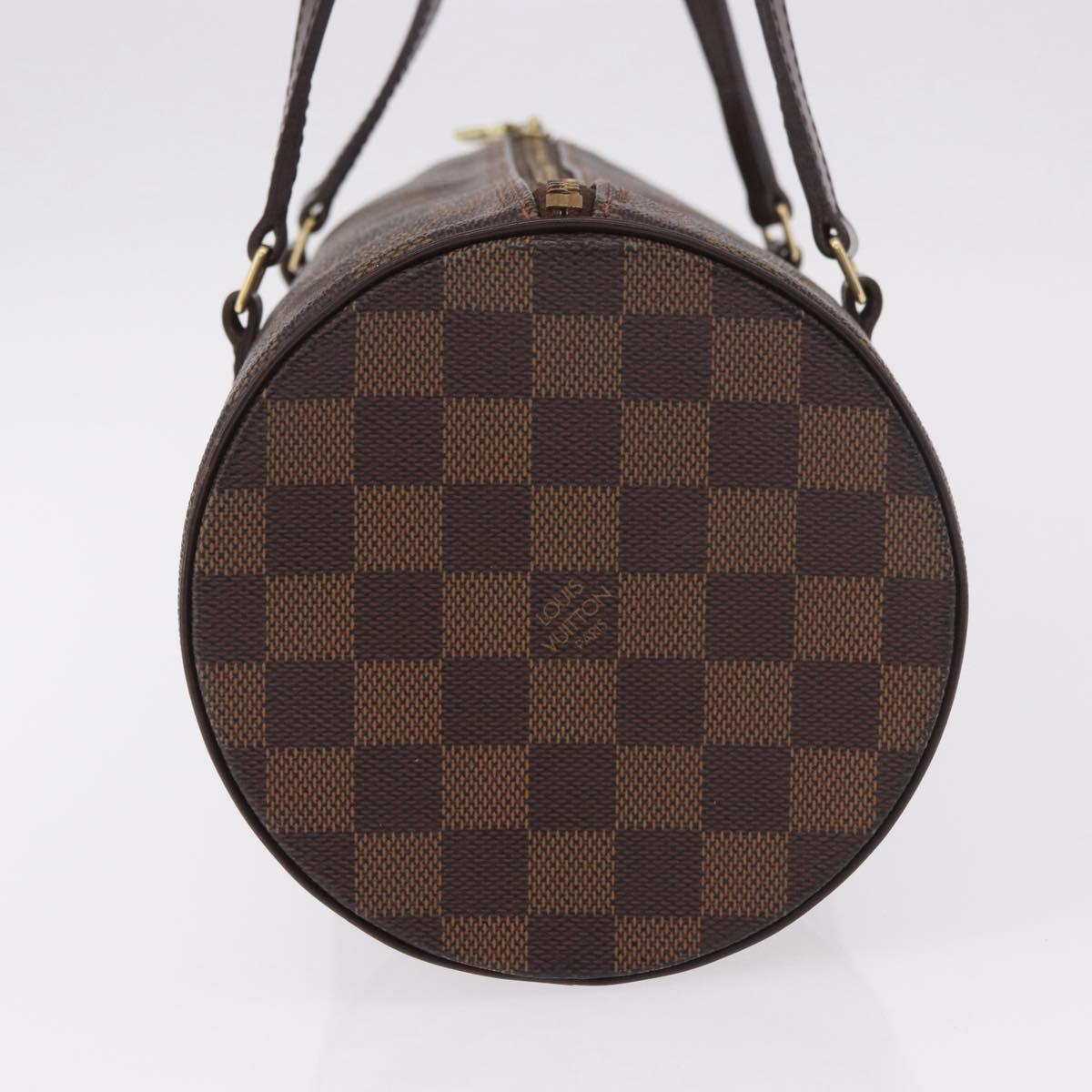LOUIS VUITTON Damier Ebene Papillon 30 Hand Bag N51303 LV Auth 187072A