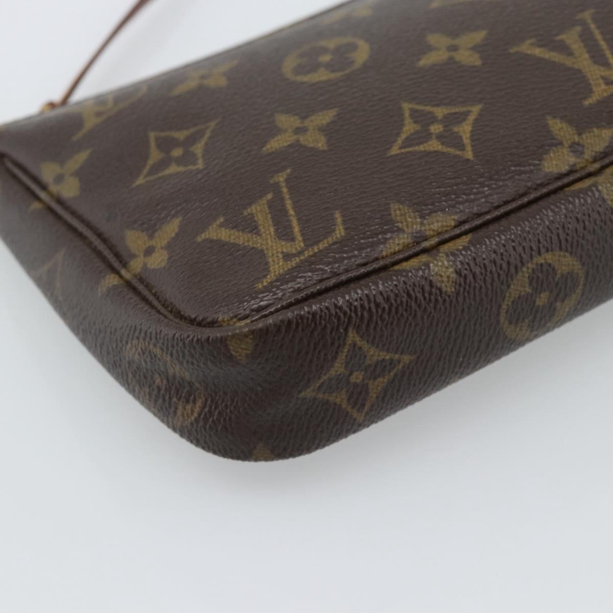 LOUIS VUITTON Monogram Pochette Accessoires Accessory Pouch M51980 Auth 187075