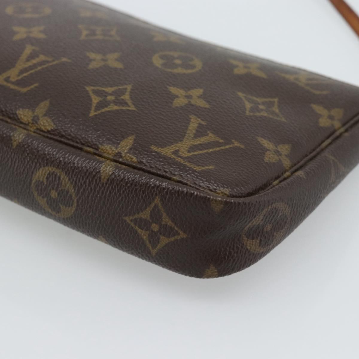 LOUIS VUITTON Monogram Pochette Accessoires Accessory Pouch M51980 Auth 187075