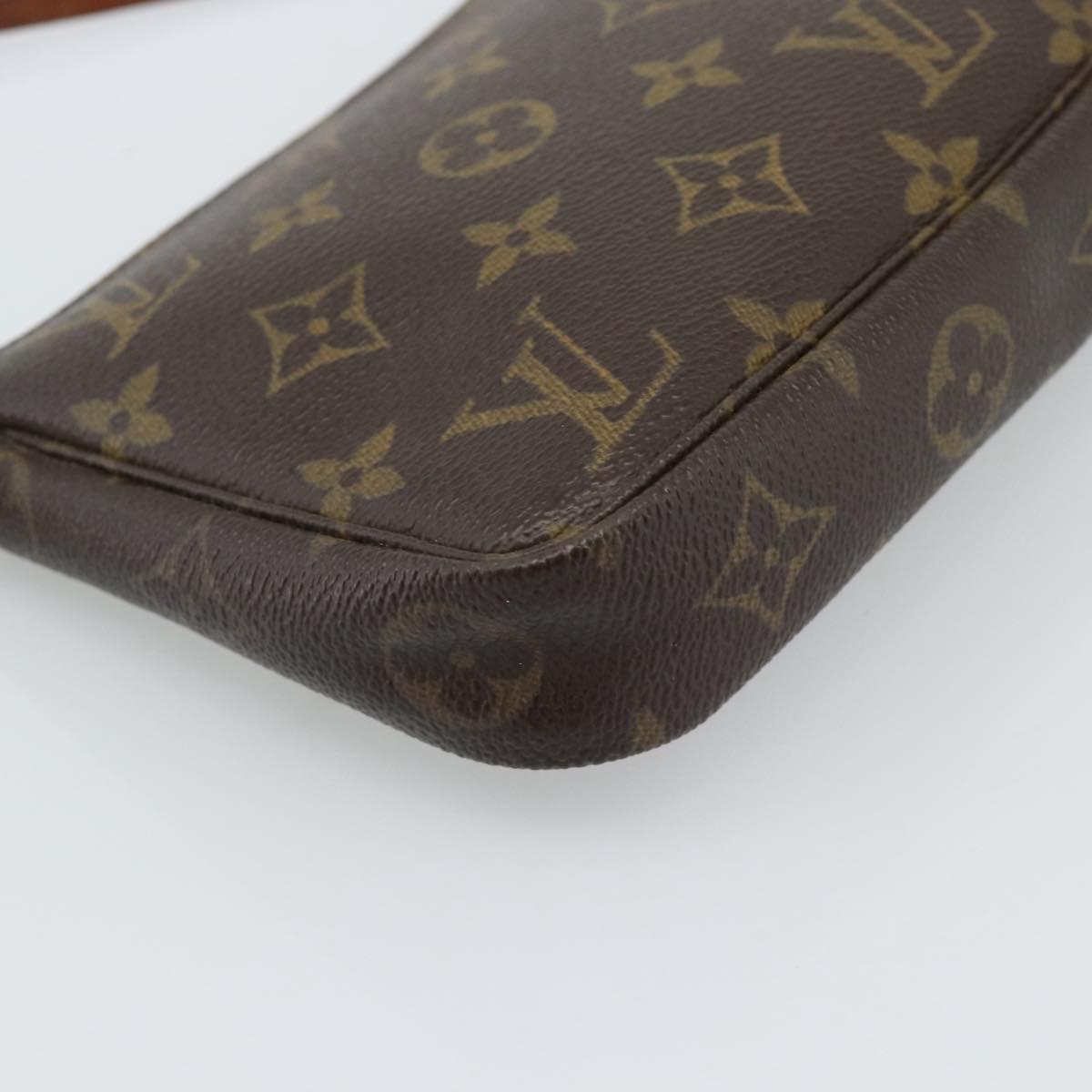LOUIS VUITTON Monogram Pochette Accessoires Accessory Pouch M51980 Auth 187075