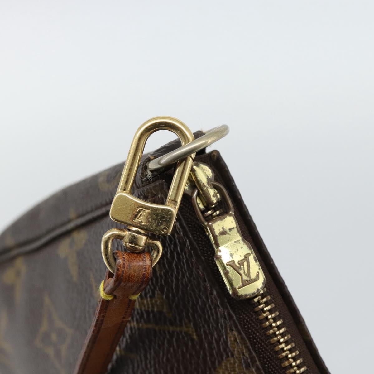 LOUIS VUITTON Monogram Pochette Accessoires Accessory Pouch M51980 Auth 187075