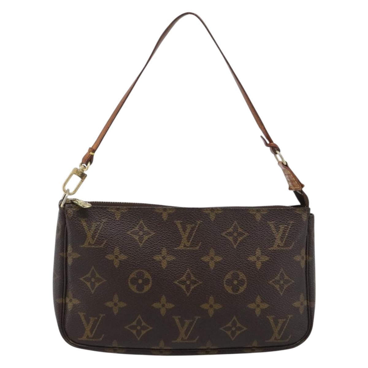 LOUIS VUITTON Monogram Pochette Accessoires Accessory Pouch M51980 Auth 187075