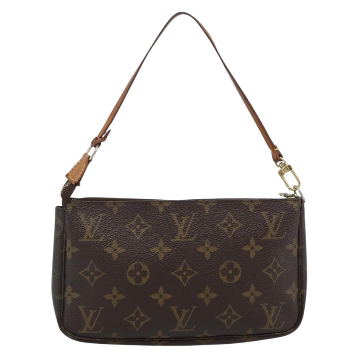 LOUIS VUITTON Monogram Pochette Accessoires Accessory Pouch M51980 Auth 187075