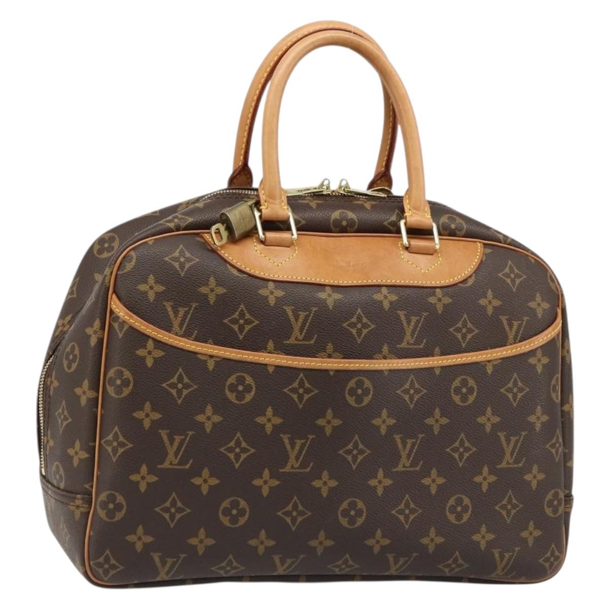 LOUIS VUITTON Monogram Deauville Hand Bag M47270 LV Auth 187078SAV