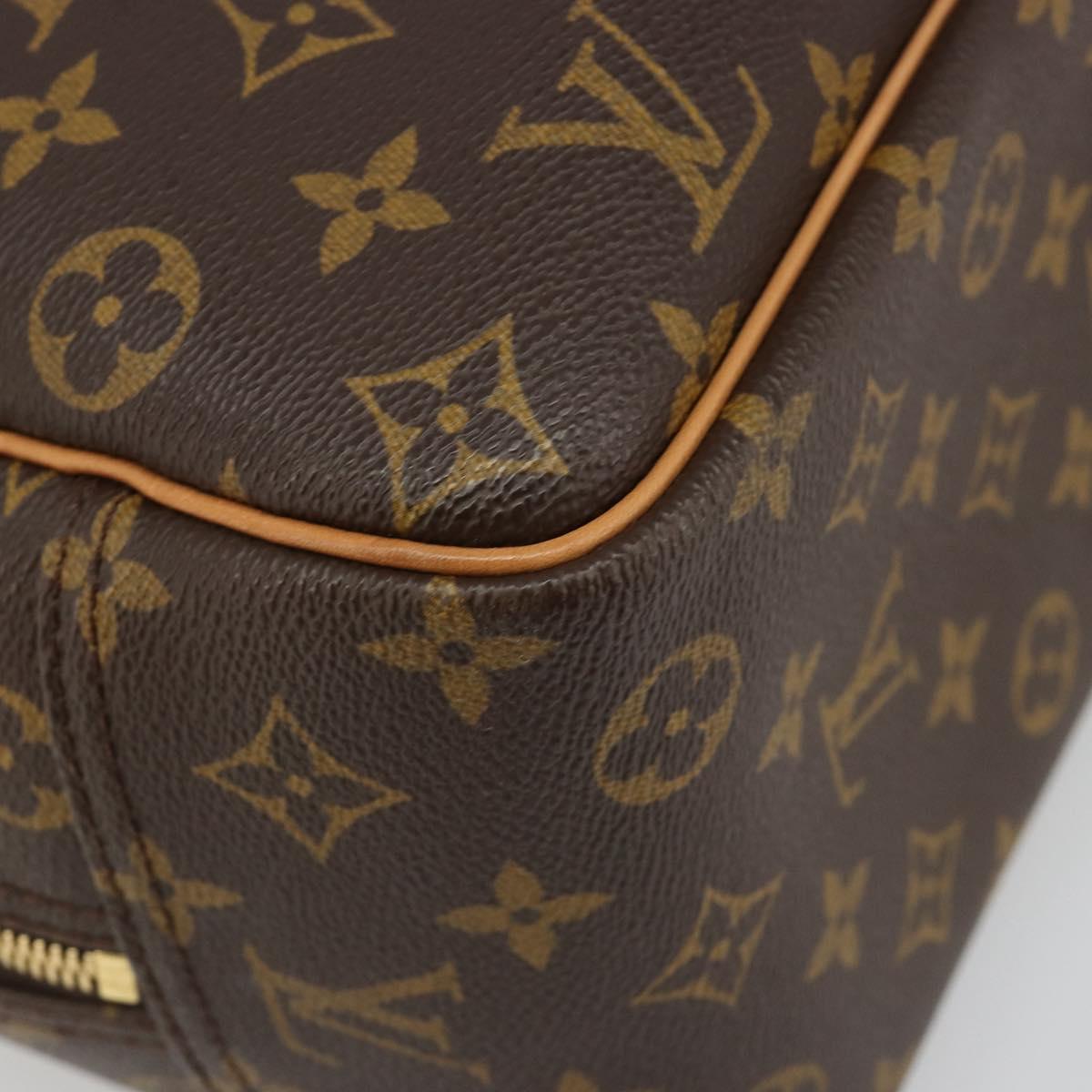 LOUIS VUITTON Monogram Deauville Hand Bag M47270 LV Auth 187078SAV