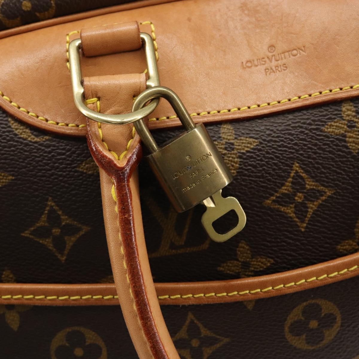 LOUIS VUITTON Monogram Deauville Hand Bag M47270 LV Auth 187078SAV