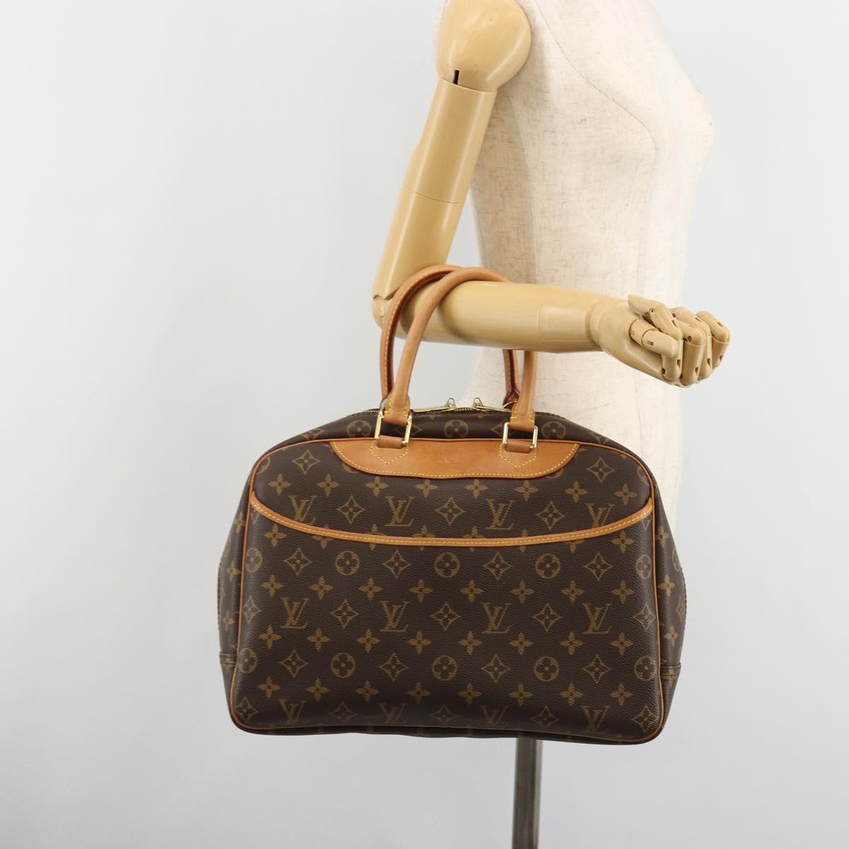 LOUIS VUITTON Monogram Deauville Hand Bag M47270 LV Auth 187078SAV