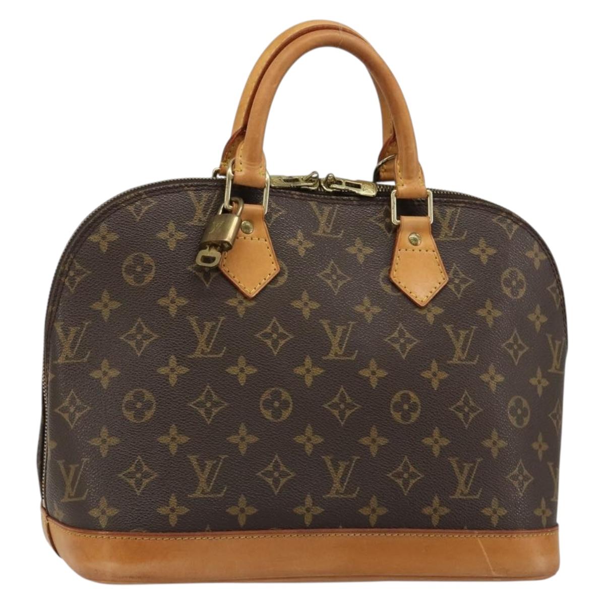 LOUIS VUITTON Monogram Alma Hand Bag M51130 LV Auth 187093A