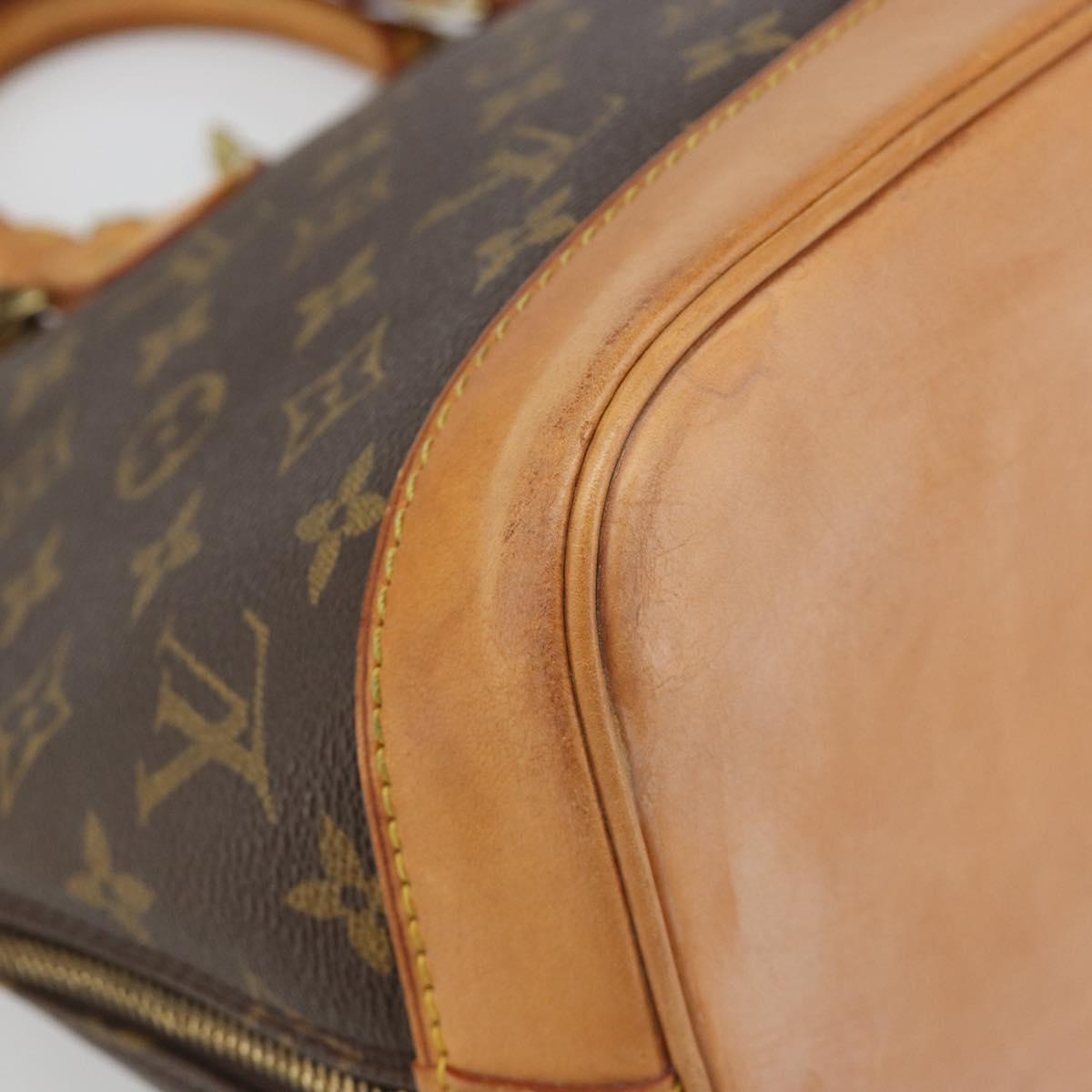 LOUIS VUITTON Monogram Alma Hand Bag M51130 LV Auth 187093A