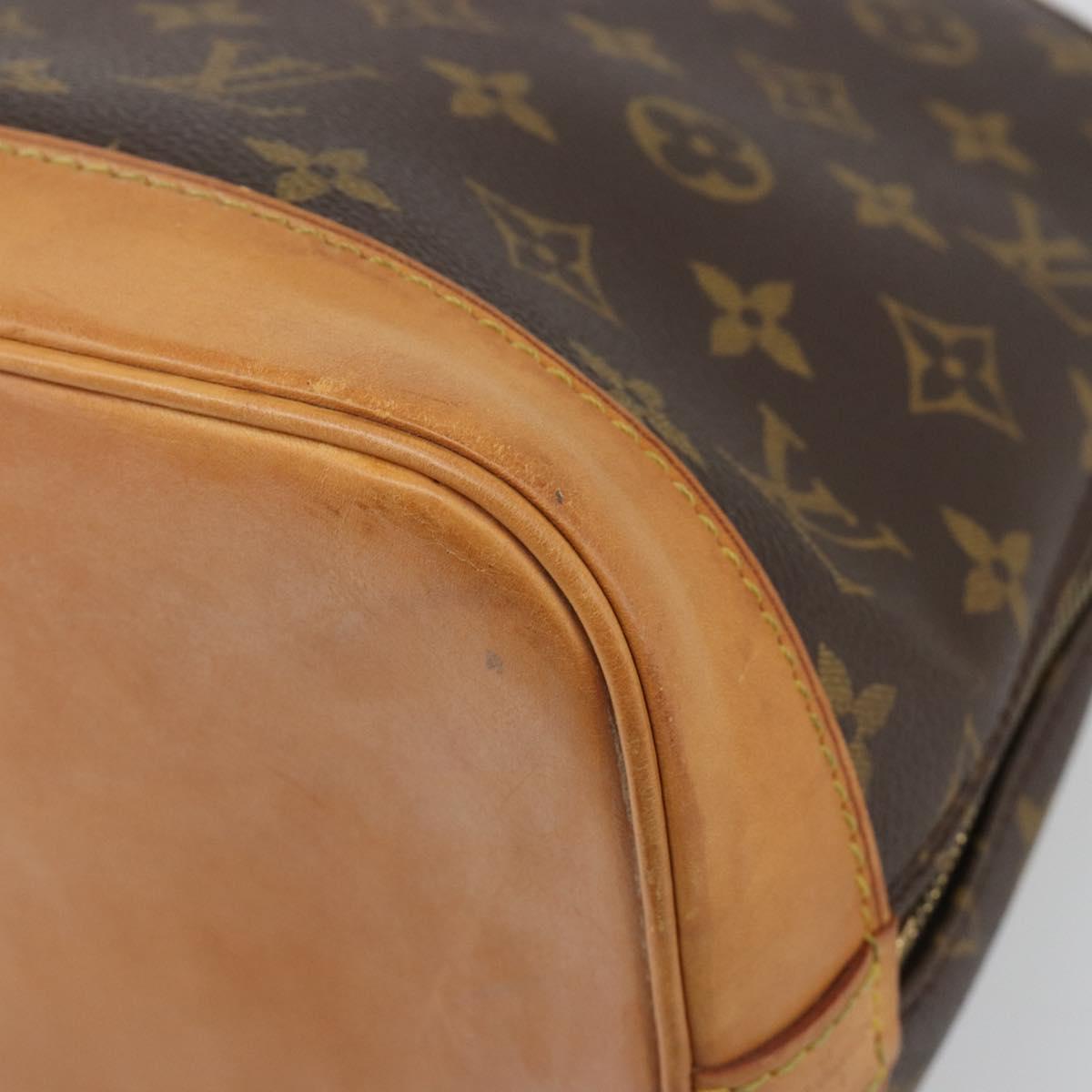 LOUIS VUITTON Monogram Alma Hand Bag M51130 LV Auth 187093A