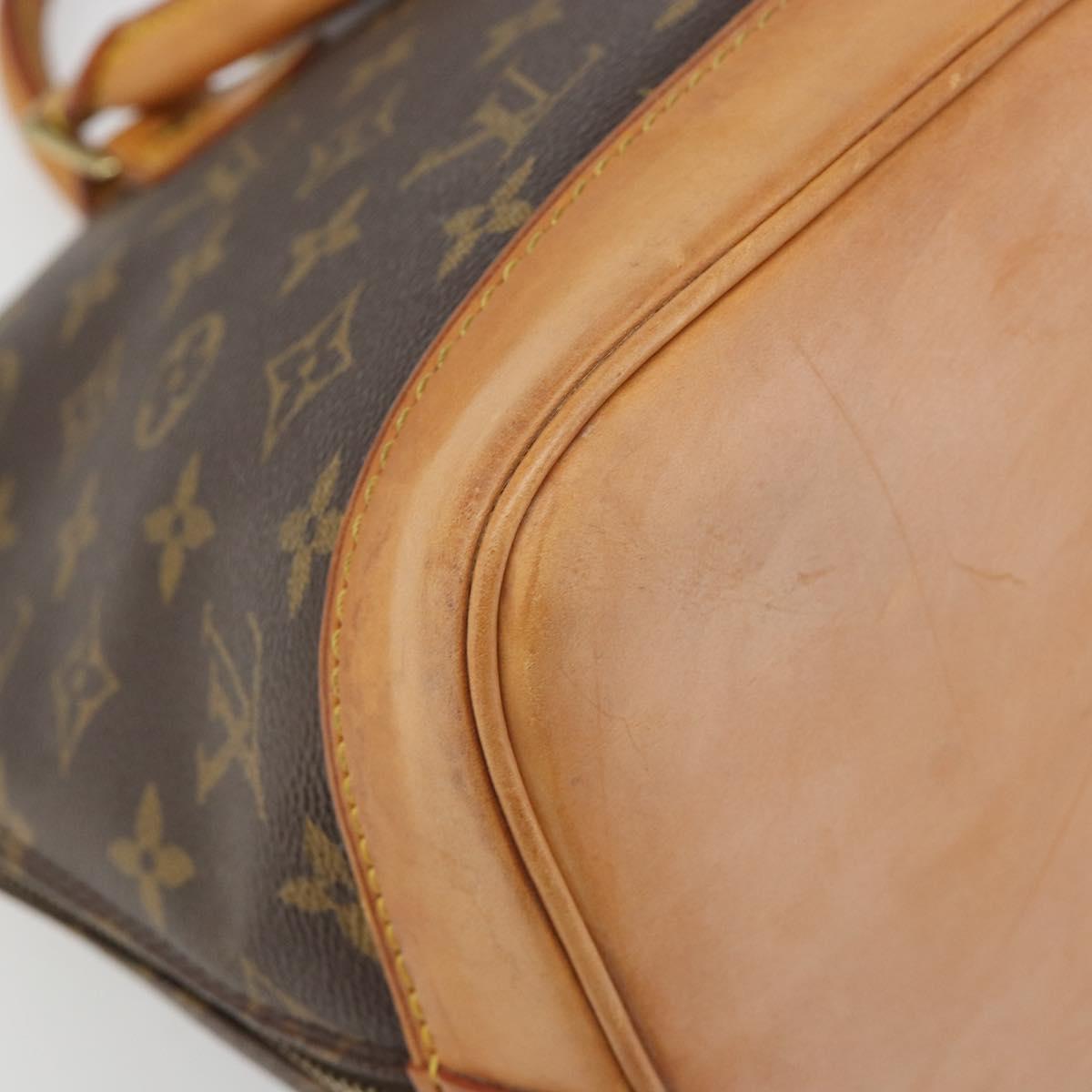 LOUIS VUITTON Monogram Alma Hand Bag M51130 LV Auth 187093A