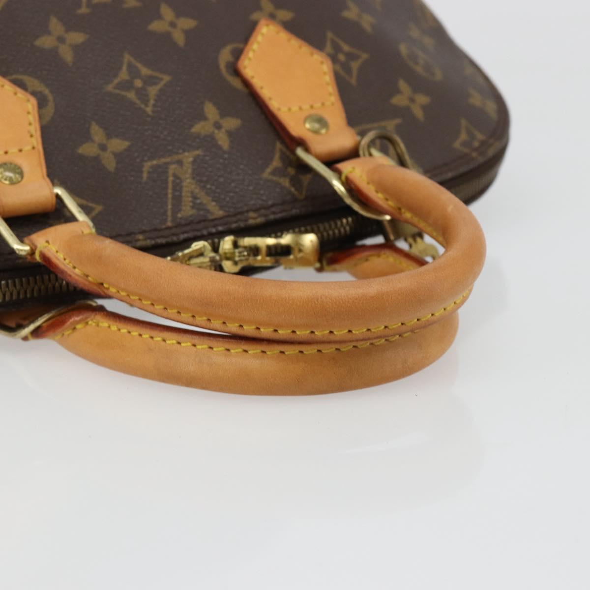 LOUIS VUITTON Monogram Alma Hand Bag M51130 LV Auth 187093A