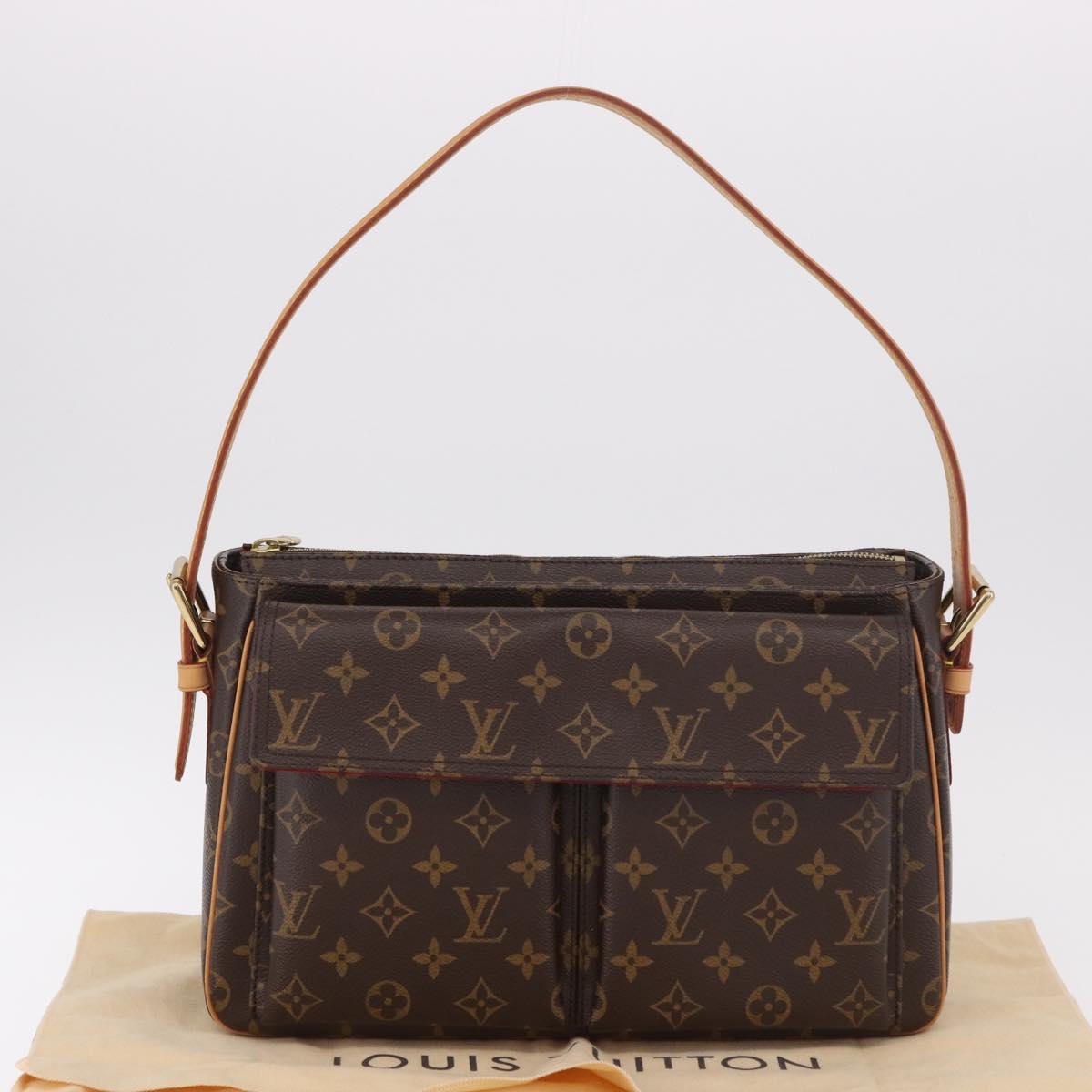 LOUIS VUITTON Monogram Viva Cite GM Shoulder Bag M51163 LV Auth 187103SAV