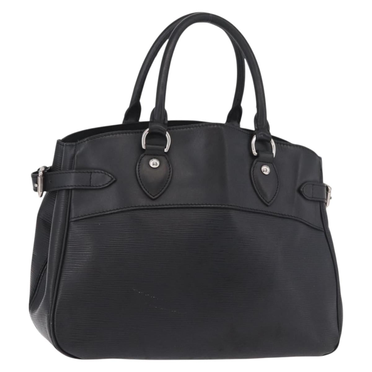LOUIS VUITTON Epi Passy PM Hand Bag Black M59262 LV Auth 187104
