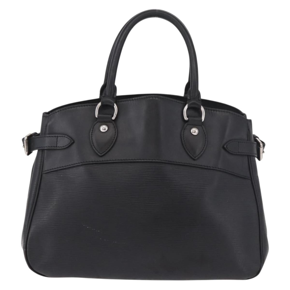 LOUIS VUITTON Epi Passy PM Hand Bag Black M59262 LV Auth 187104