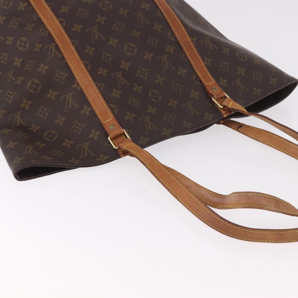 LOUIS VUITTON Monogram Sac Shopping Tote Bag M51108 LV Auth 187105