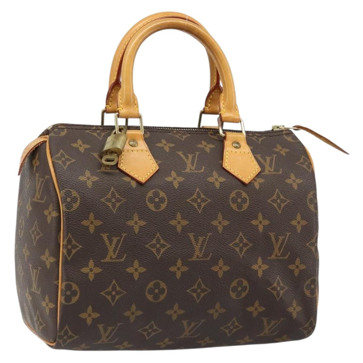 LOUIS VUITTON Monogram Speedy 25 Hand Bag M41528 LV Auth 187107SAM