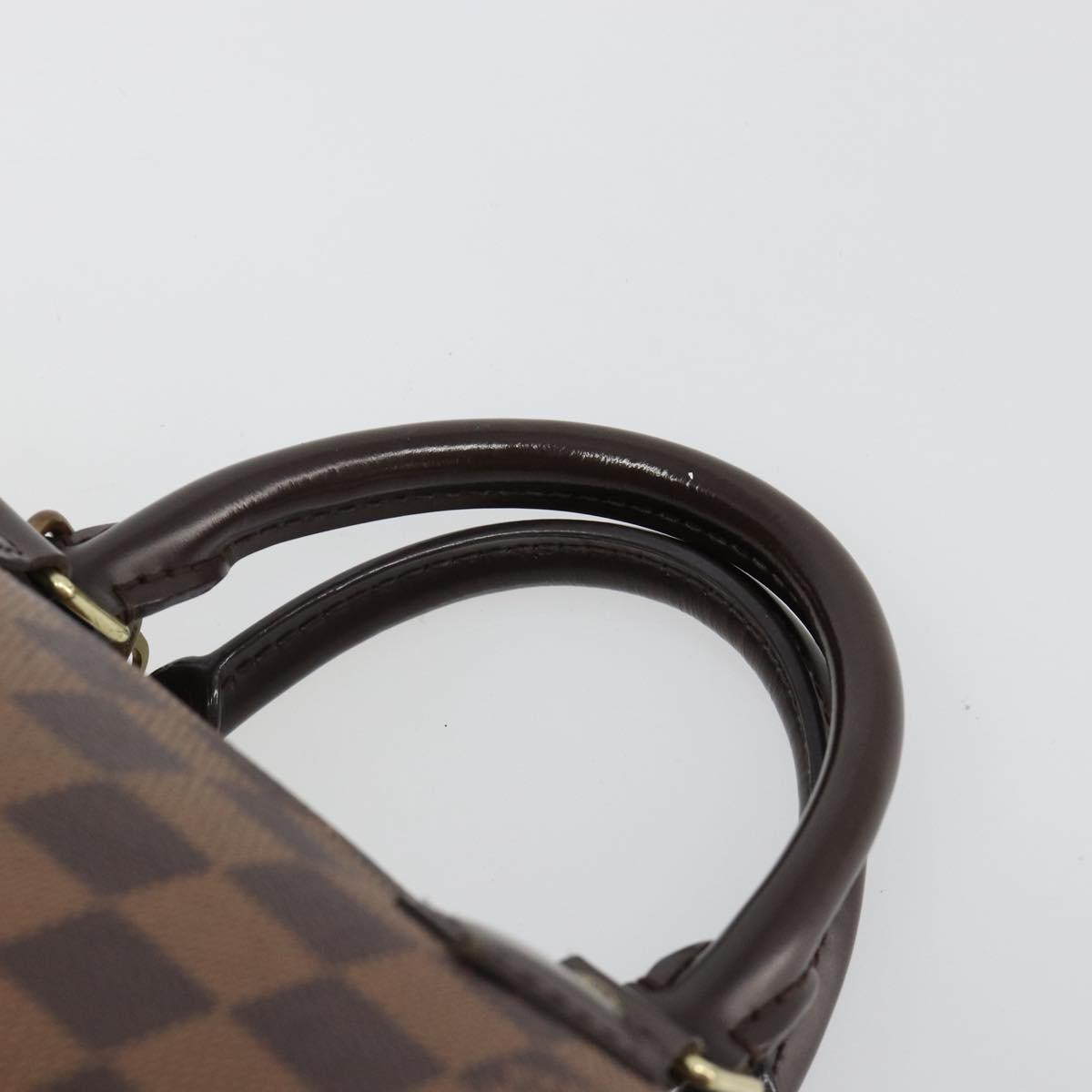 LOUIS VUITTON Damier Ebene Speedy 35 Hand Bag N41363 LV Auth 187109SAM