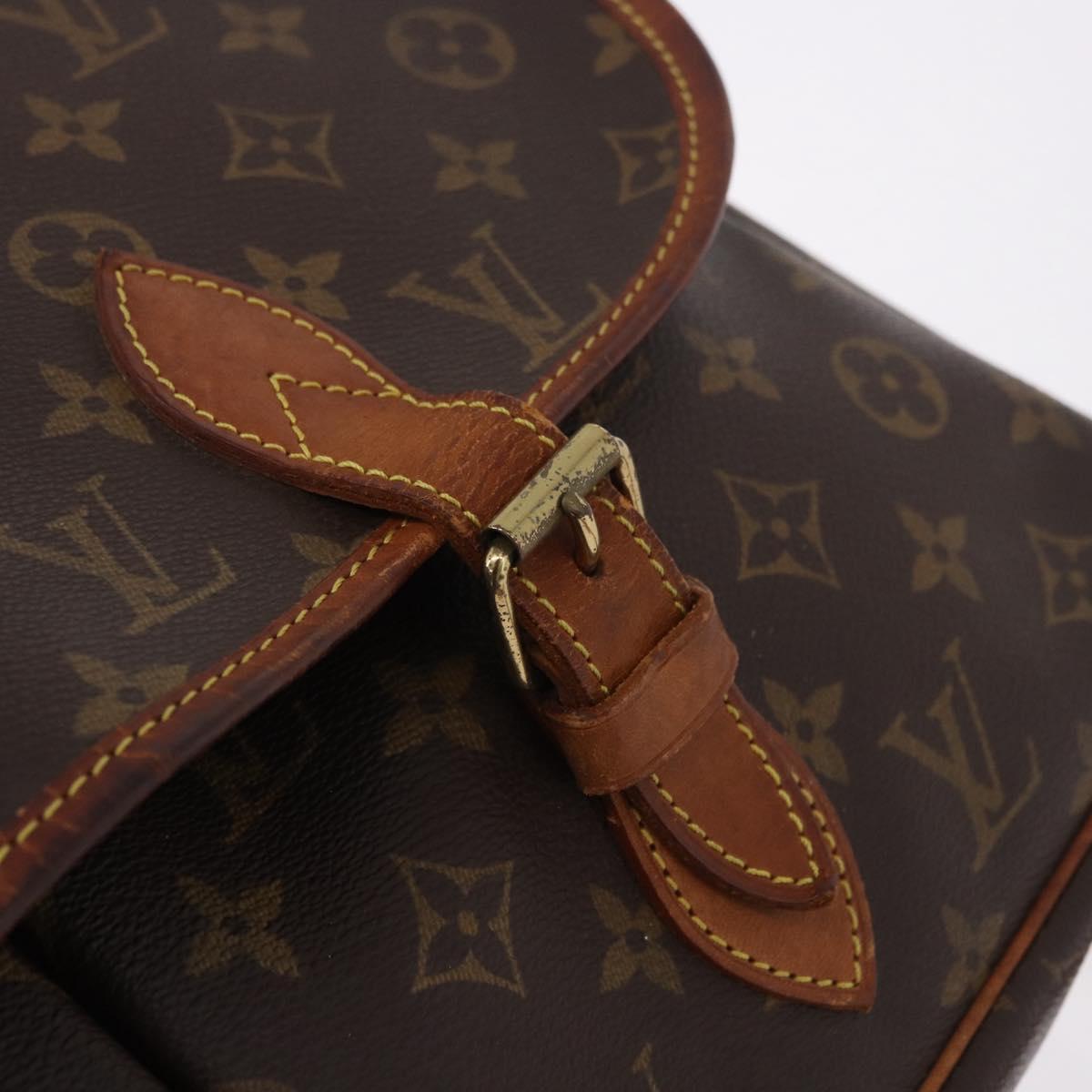 LOUIS VUITTON Monogram Gibeciere GM Shoulder Bag M42246 LV Auth 187115