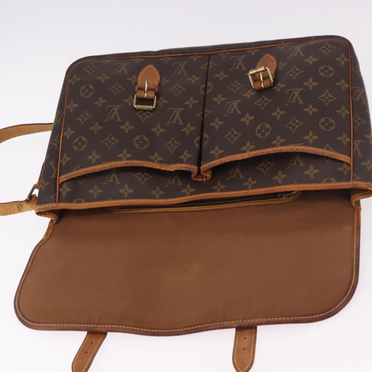 LOUIS VUITTON Monogram Gibeciere GM Shoulder Bag M42246 LV Auth 187115