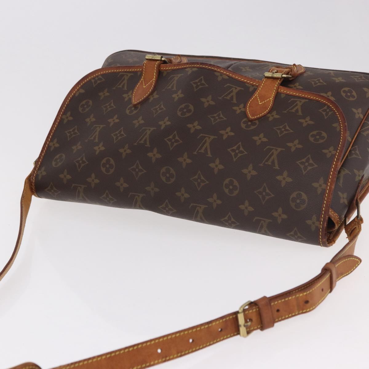 LOUIS VUITTON Monogram Gibeciere GM Shoulder Bag M42246 LV Auth 187115
