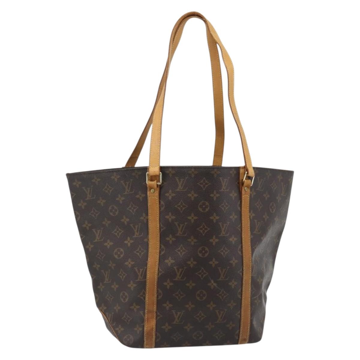 LOUIS VUITTON Monogram Sac Shopping Tote Bag M51108 LV Auth 187116