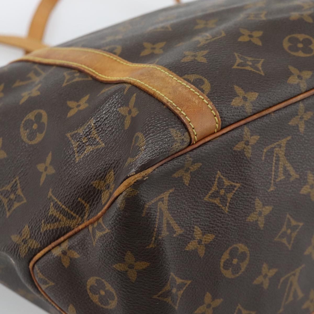 LOUIS VUITTON Monogram Sac Shopping Tote Bag M51108 LV Auth 187116