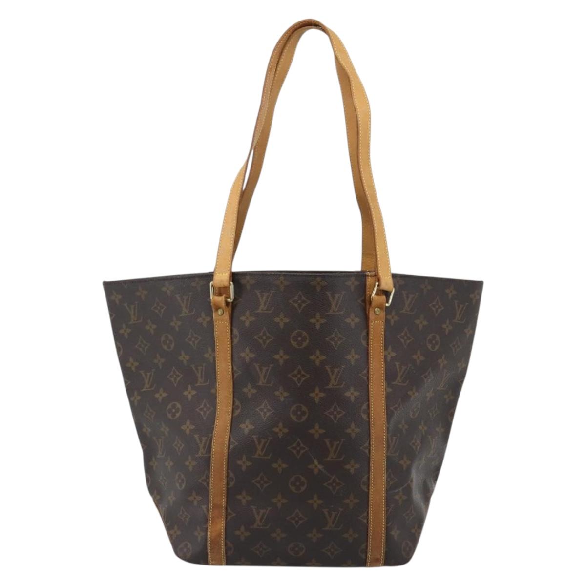 LOUIS VUITTON Monogram Sac Shopping Tote Bag M51108 LV Auth 187116