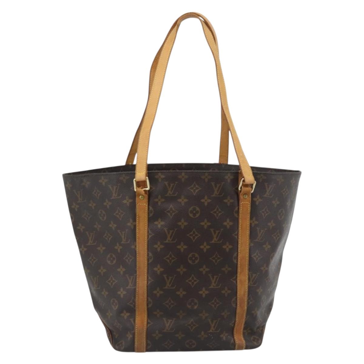LOUIS VUITTON Monogram Sac Shopping Tote Bag M51108 LV Auth 187116