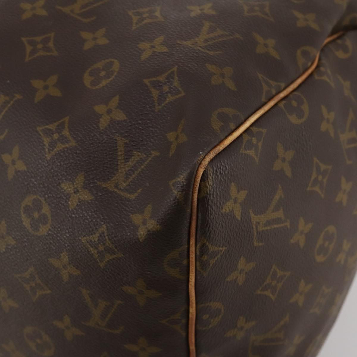 LOUIS VUITTON Monogram Keepall 55 Boston Bag M41424 LV Auth 187125