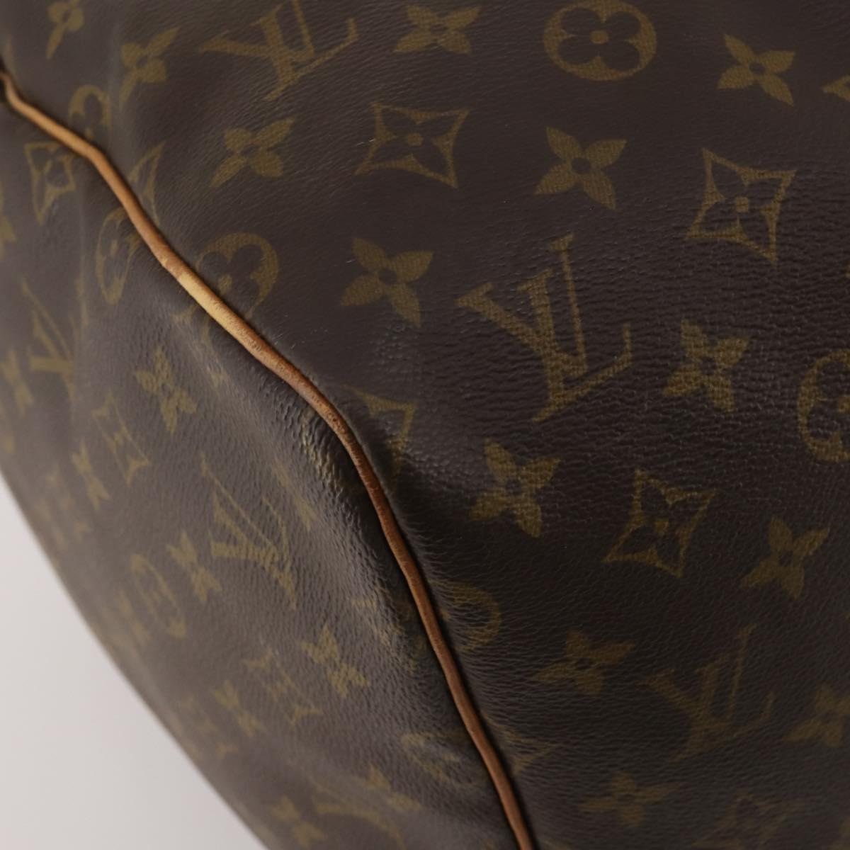 LOUIS VUITTON Monogram Keepall 55 Boston Bag M41424 LV Auth 187125