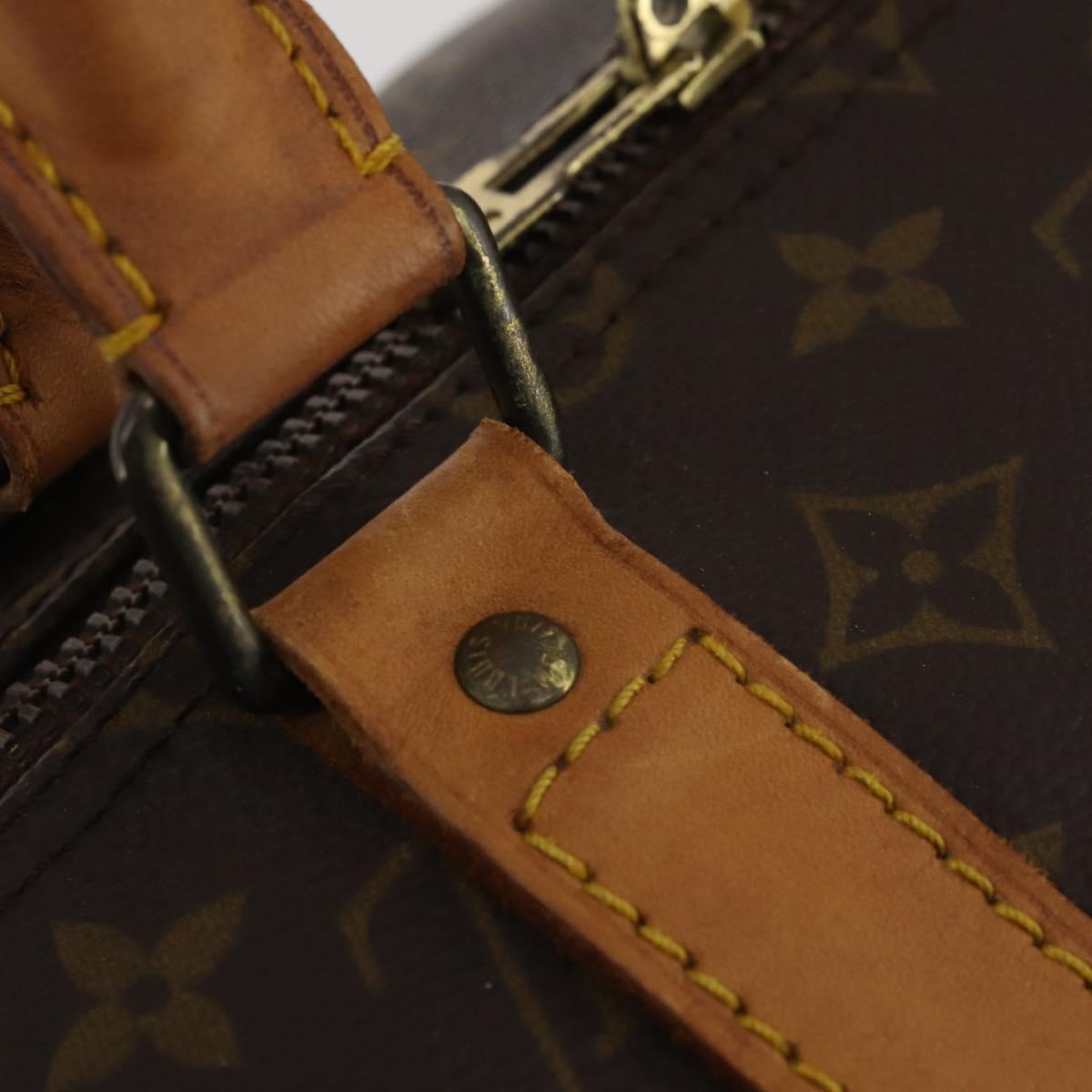LOUIS VUITTON Monogram Keepall 55 Boston Bag M41424 LV Auth 187125