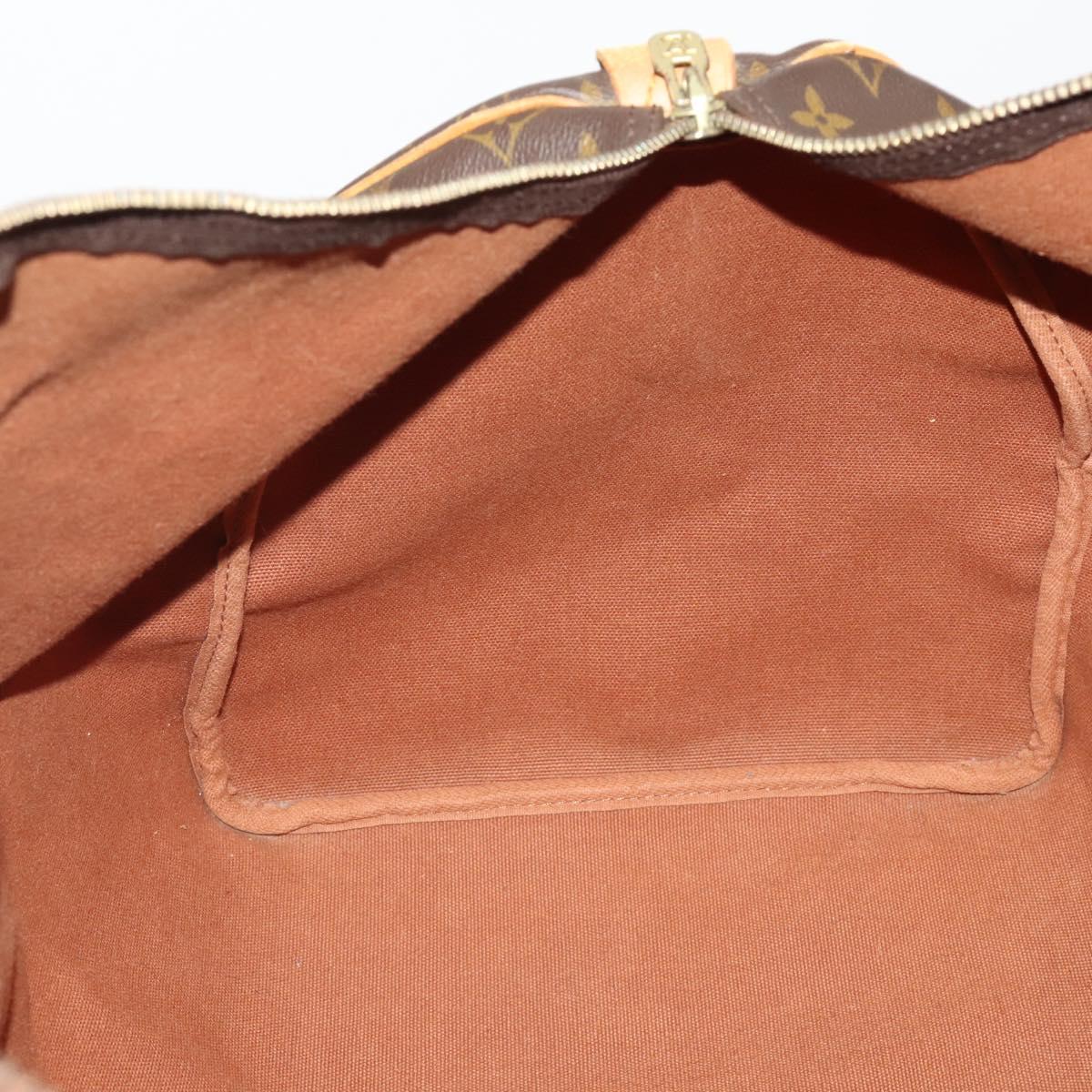 LOUIS VUITTON Monogram Keepall 55 Boston Bag M41424 LV Auth 187125