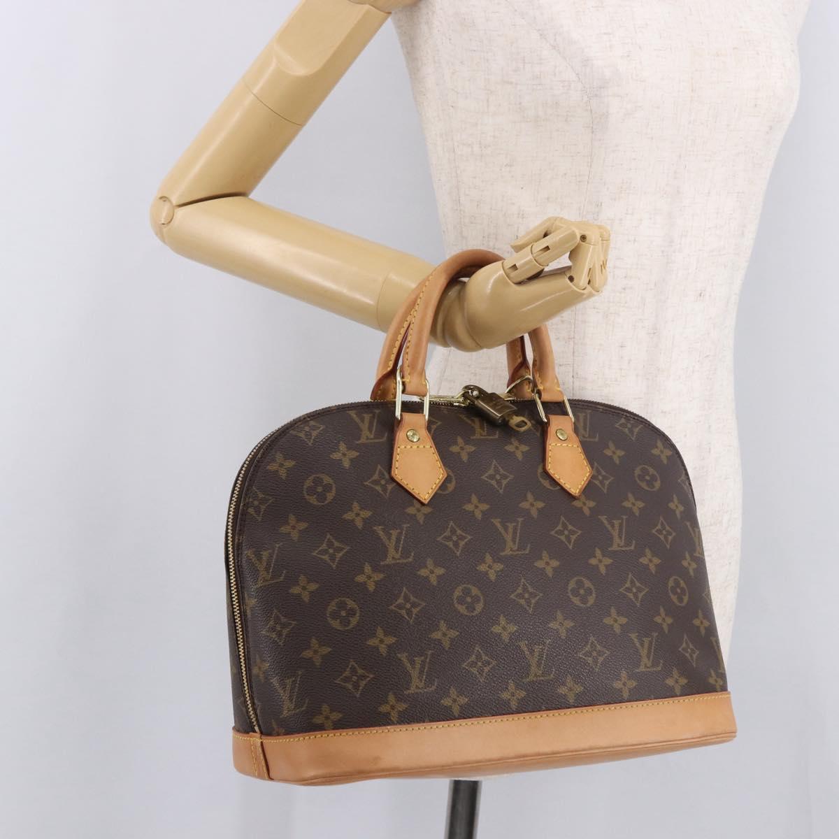 LOUIS VUITTON Monogram Alma Hand Bag M51130 LV Auth 187127V