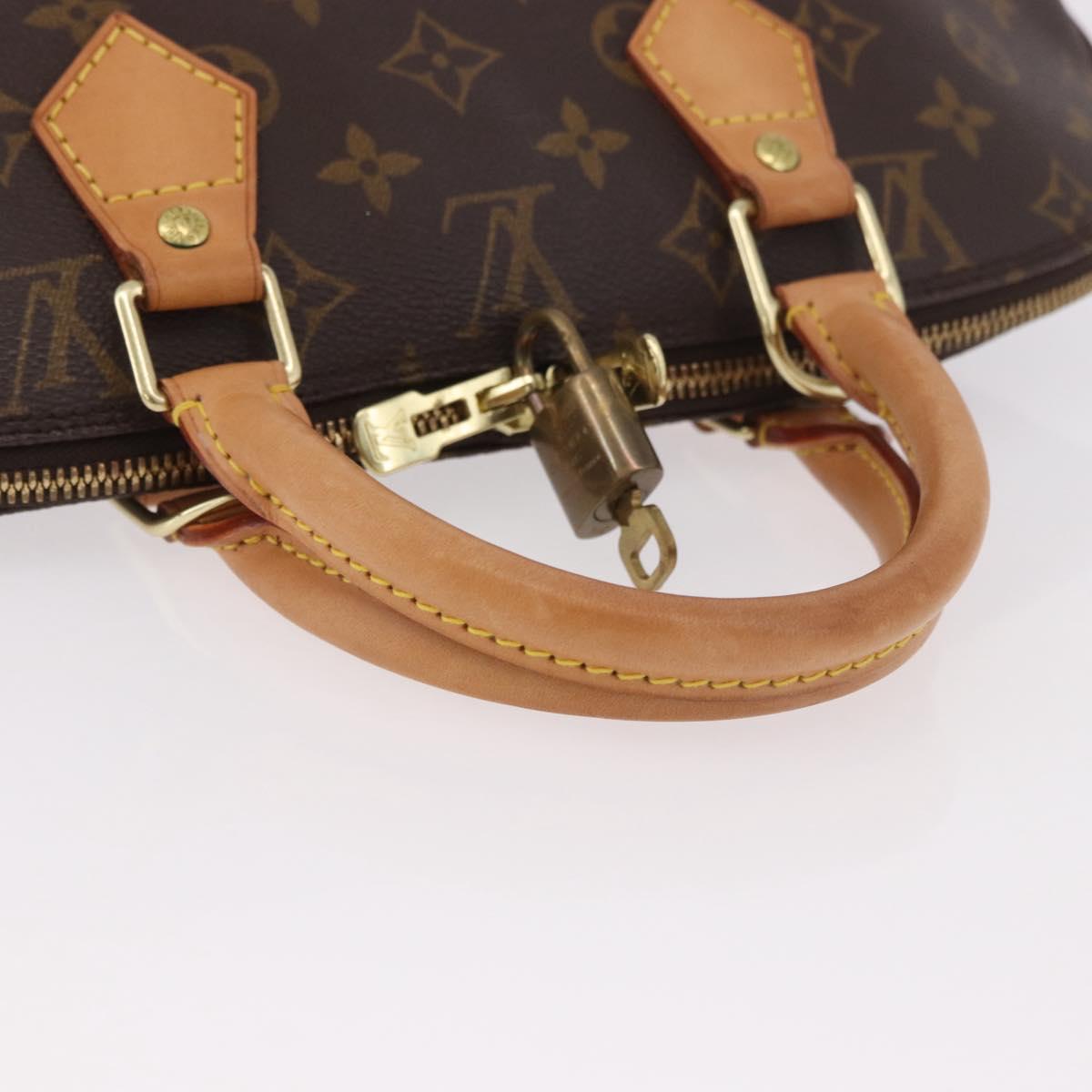 LOUIS VUITTON Monogram Alma Hand Bag M51130 LV Auth 187127V