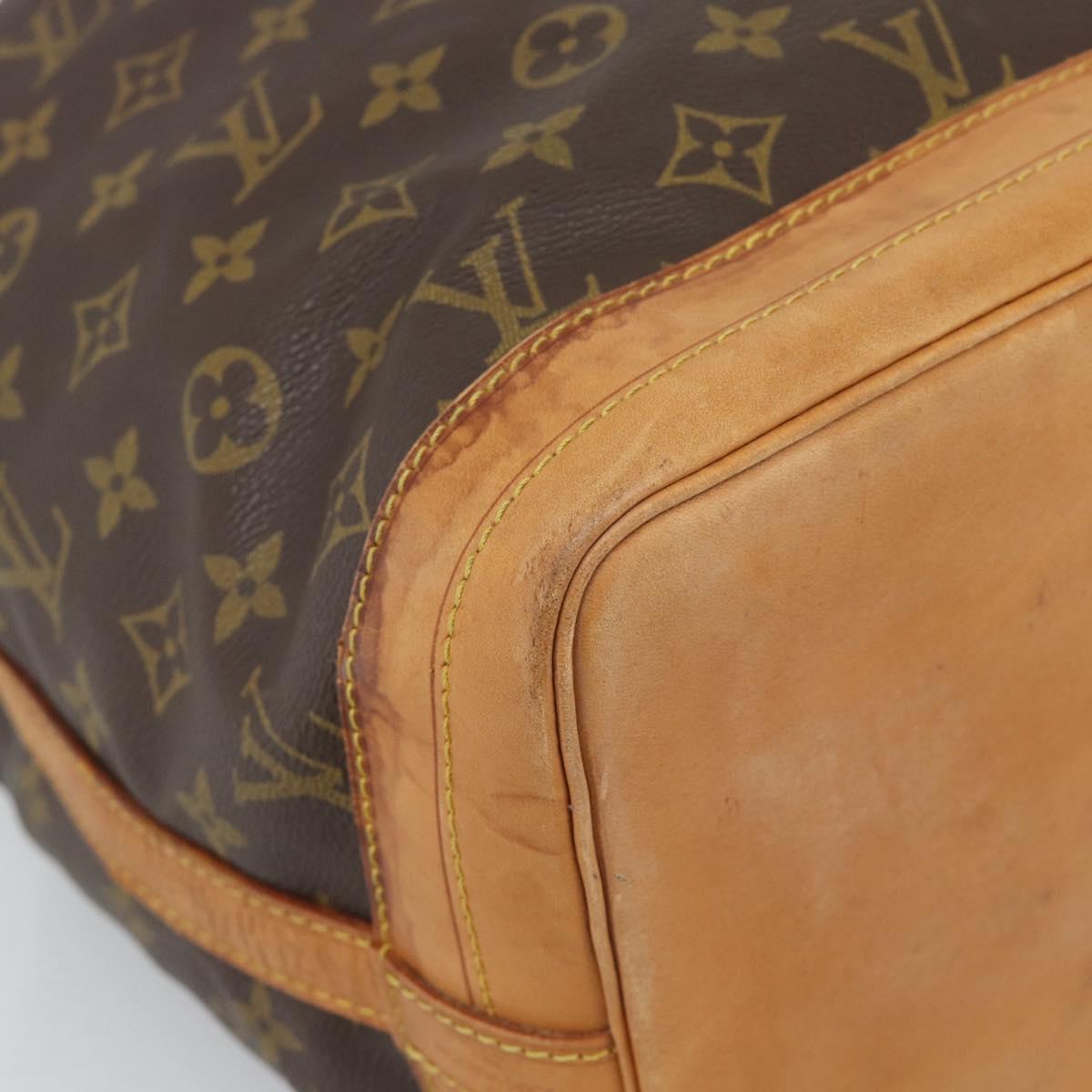 LOUIS VUITTON Monogram Noe Shoulder Bag M42224 LV Auth 187129