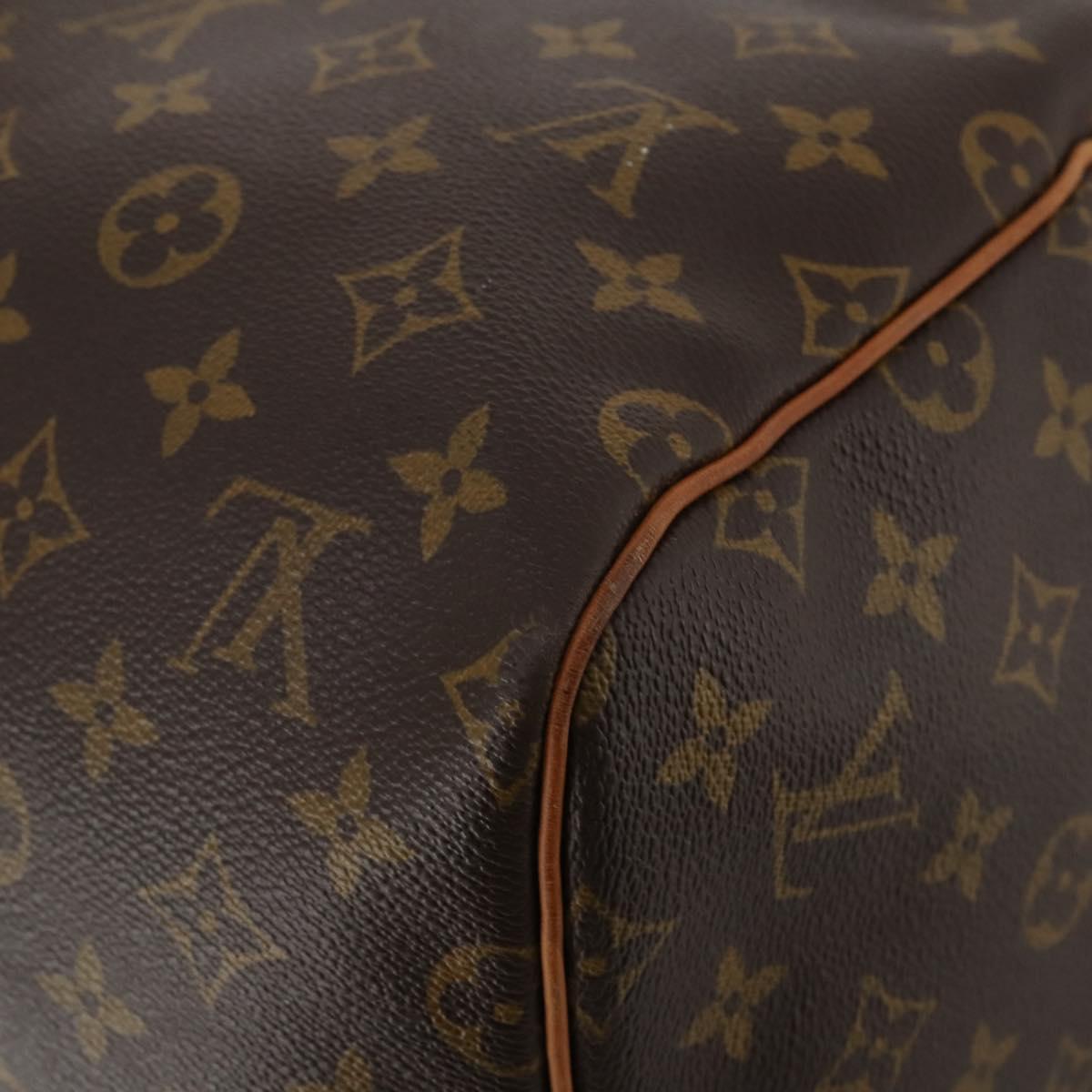 LOUIS VUITTON Monogram Keepall 55 Boston Bag M41424 LV Auth 187130V