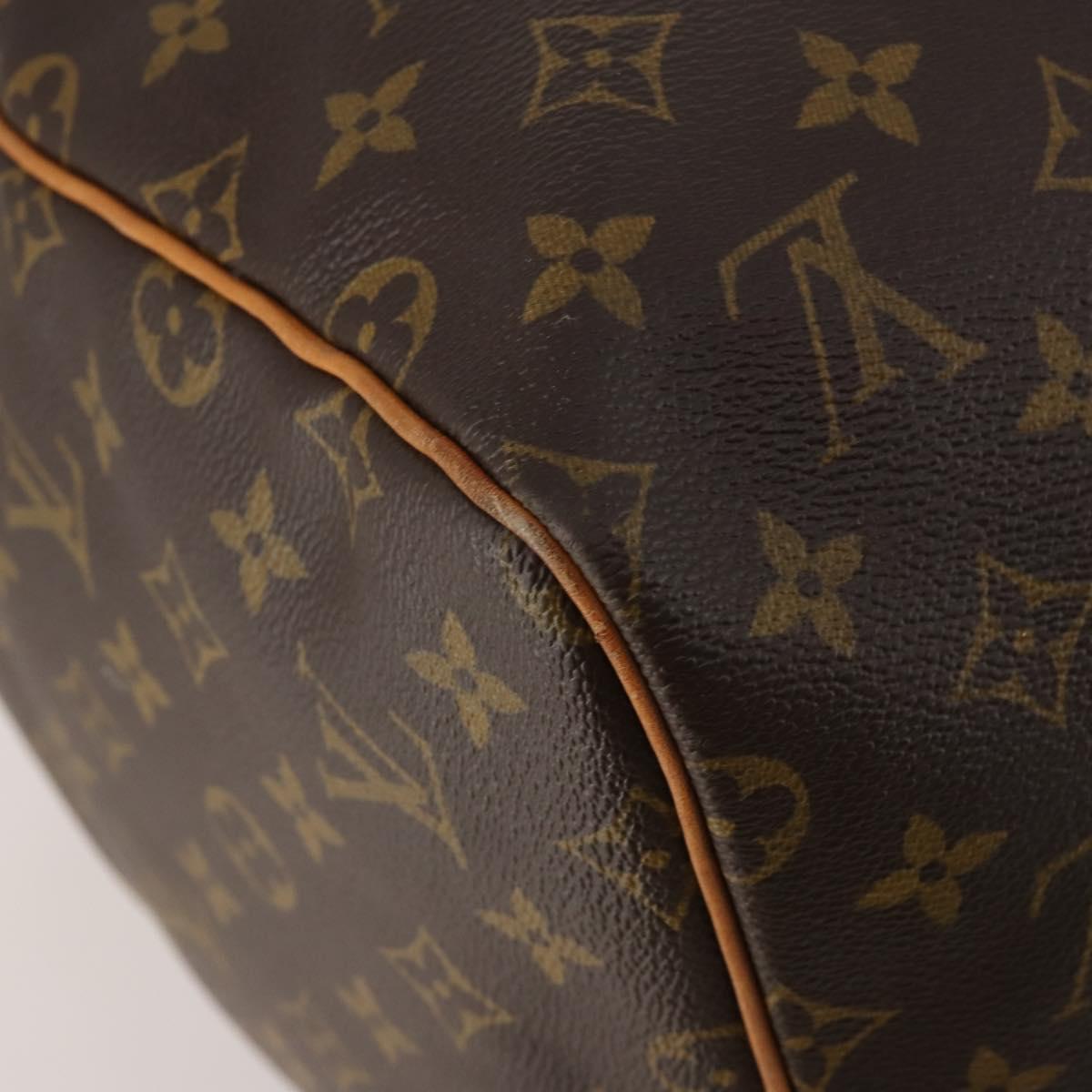 LOUIS VUITTON Monogram Keepall 55 Boston Bag M41424 LV Auth 187130V