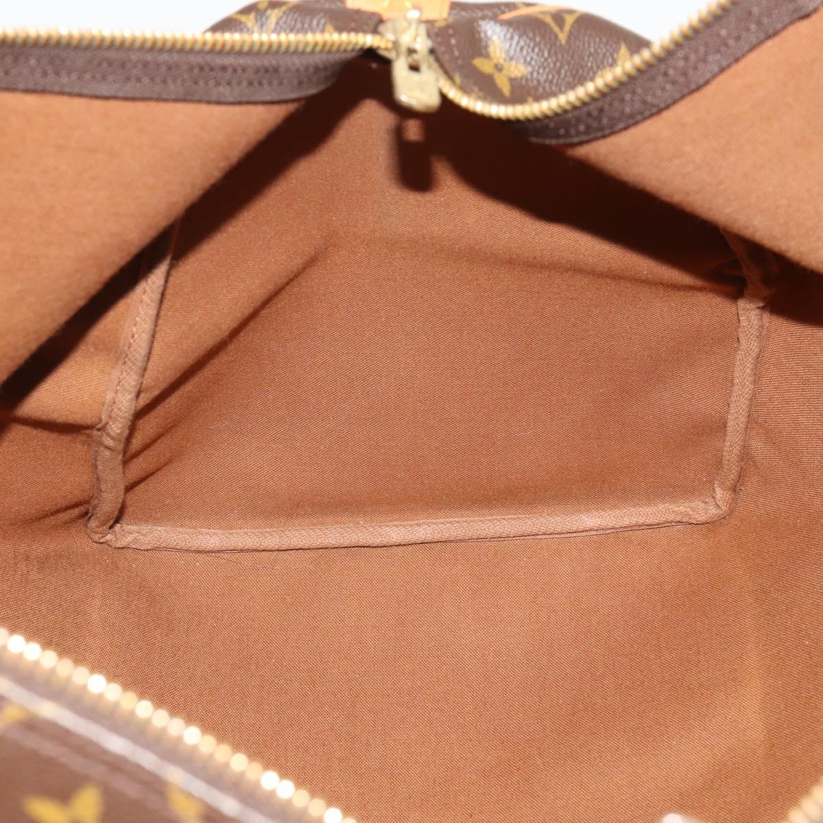 LOUIS VUITTON Monogram Keepall 55 Boston Bag M41424 LV Auth 187130V