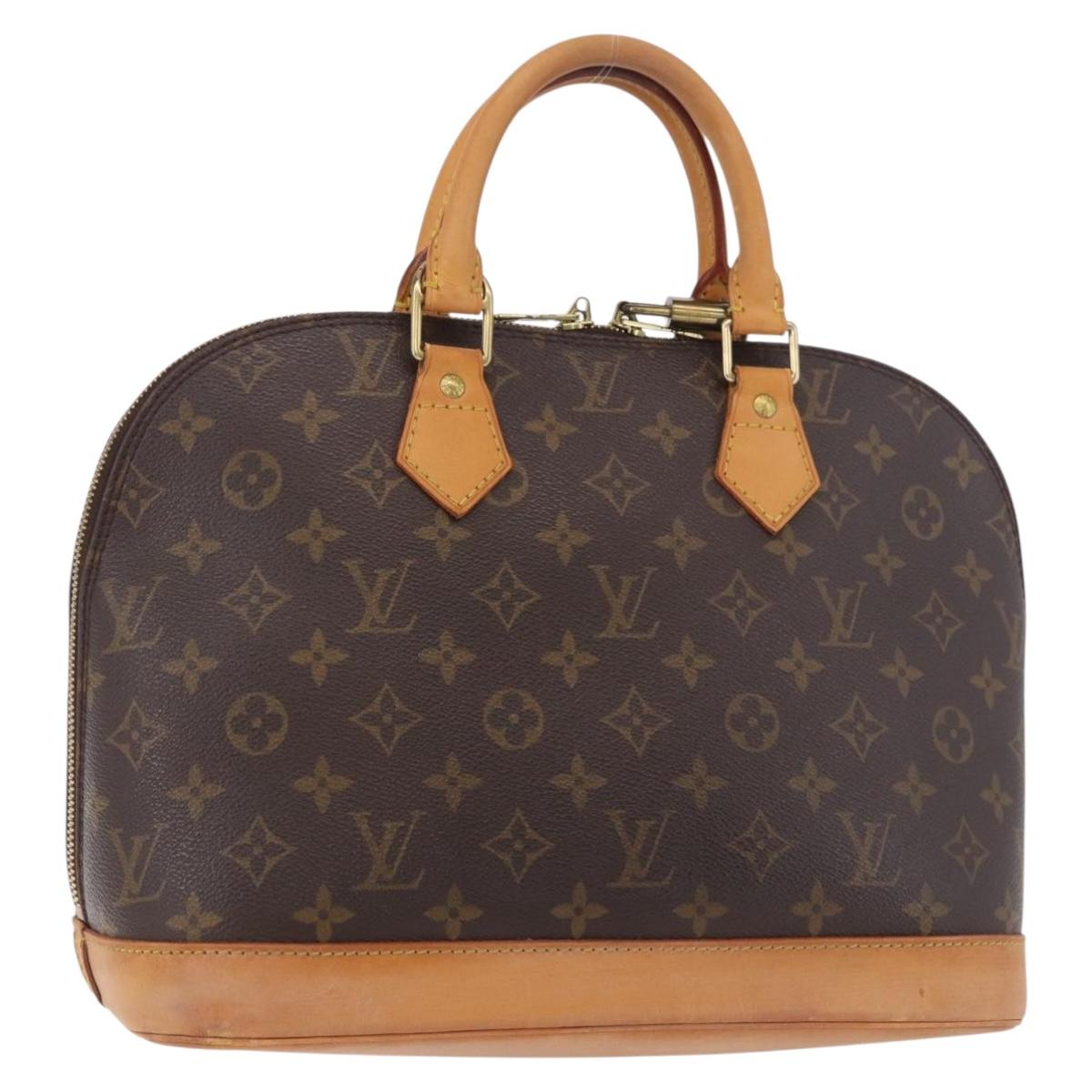 LOUIS VUITTON Monogram Alma Hand Bag M51130 LV Auth 187131